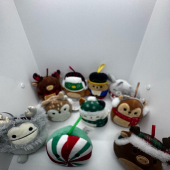 Squishmallows 4" Mini Plush Christmas Tree Ornaments 10pk Official Kellytoy - Picture 15 of 16